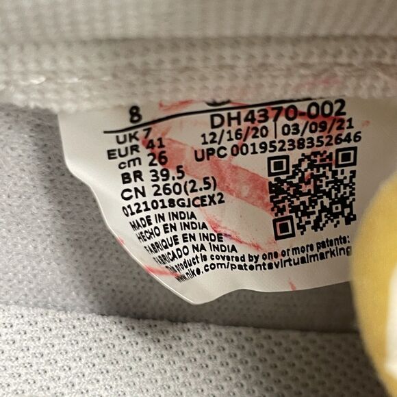 Nike Blazer Low '77 Premium Size 8 Mens Light Bone Gray First Use DH4370 002 - Picture 9 of 11